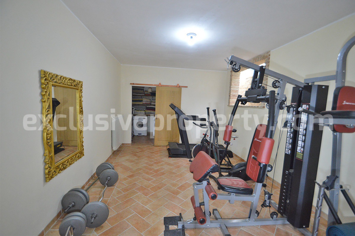 Stone Country House for Sale in Busso - Molise - Italy - Renovated Property with Guesthouse - Land and Terrace