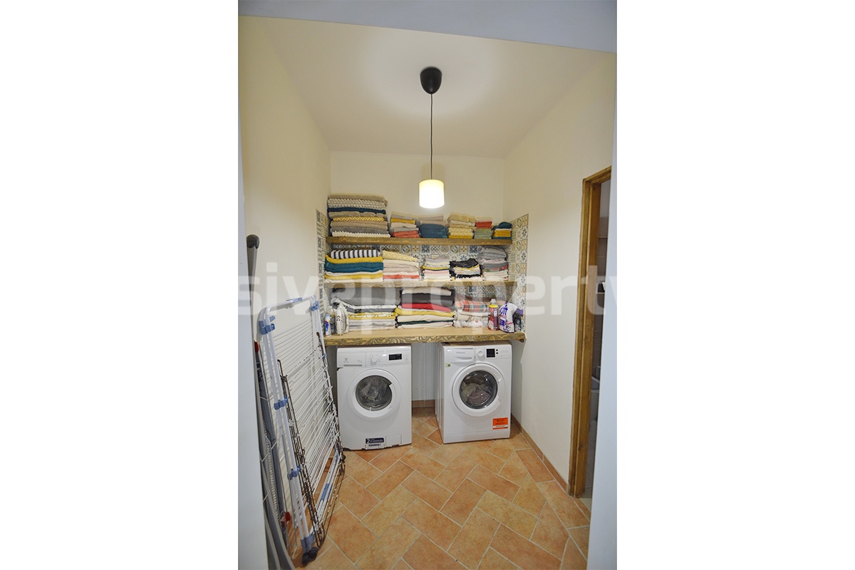 Stone Country House for Sale in Busso - Molise - Italy - Renovated Property with Guesthouse - Land and Terrace