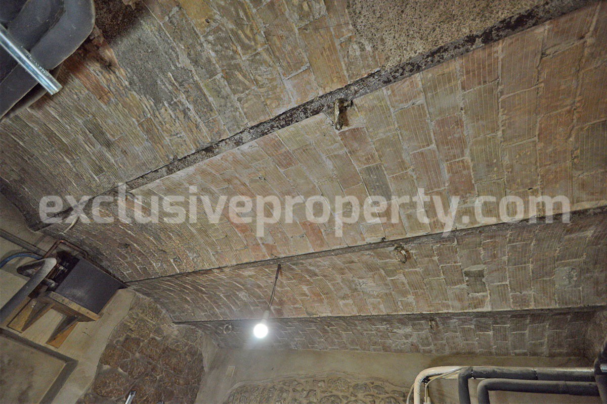 Stone Country House for Sale in Busso - Molise - Italy - Renovated Property with Guesthouse - Land and Terrace