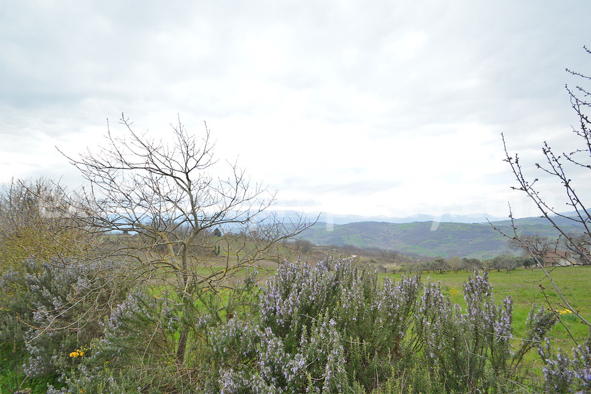 Stone Country House for Sale in Busso - Molise - Italy - Renovated Property with Guesthouse - Land and Terrace