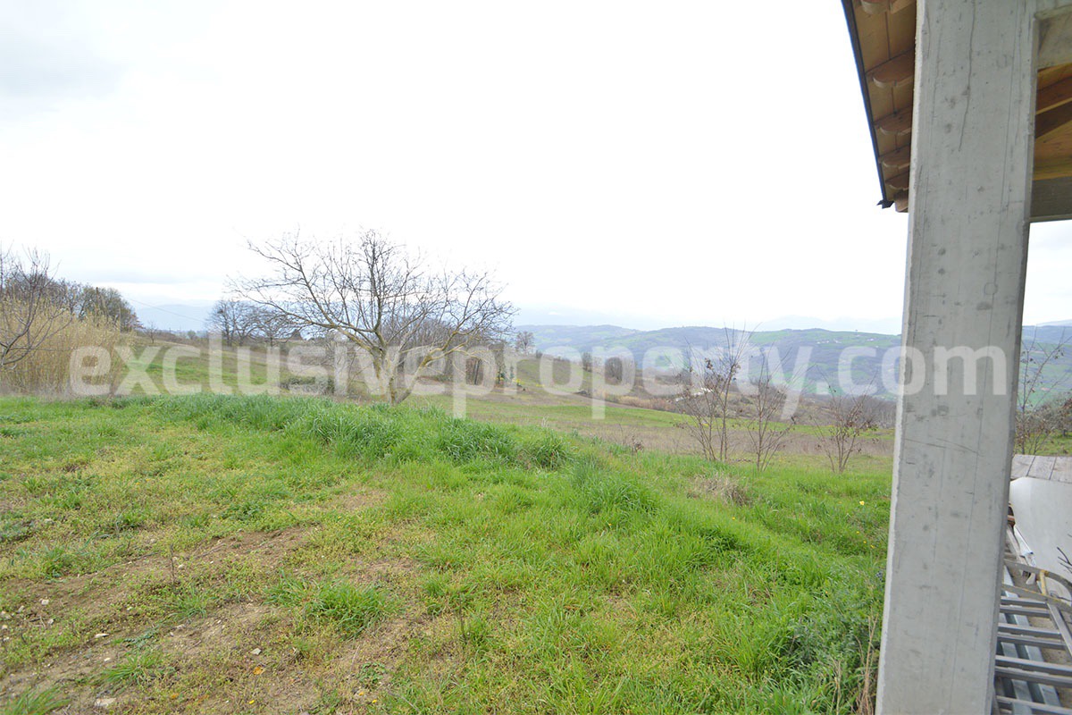 Stone Country House for Sale in Busso - Molise - Italy - Renovated Property with Guesthouse - Land and Terrace