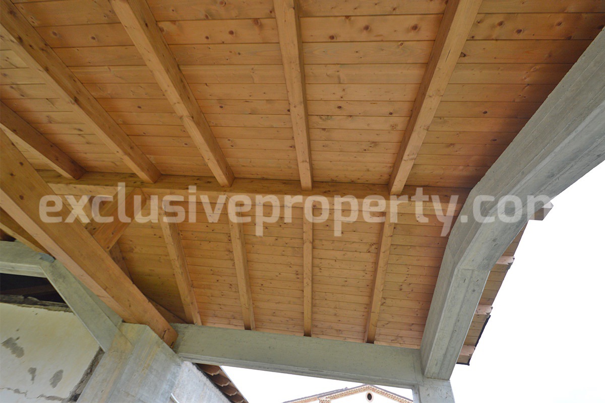 Stone Country House for Sale in Busso - Molise - Italy - Renovated Property with Guesthouse - Land and Terrace