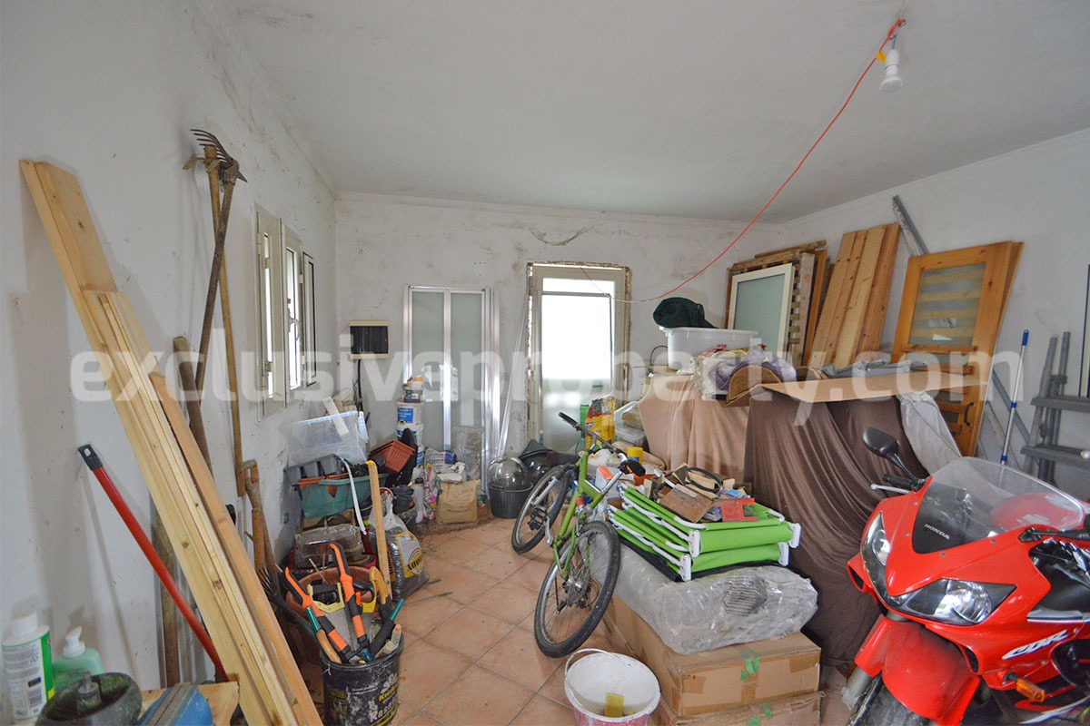 Stone Country House for Sale in Busso - Molise - Italy - Renovated Property with Guesthouse - Land and Terrace