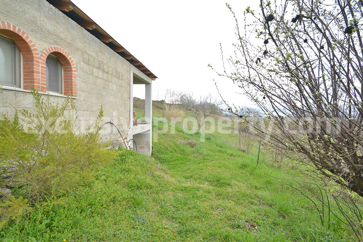 Stone Country House for Sale in Busso - Molise - Italy - Renovated Property with Guesthouse - Land and Terrace