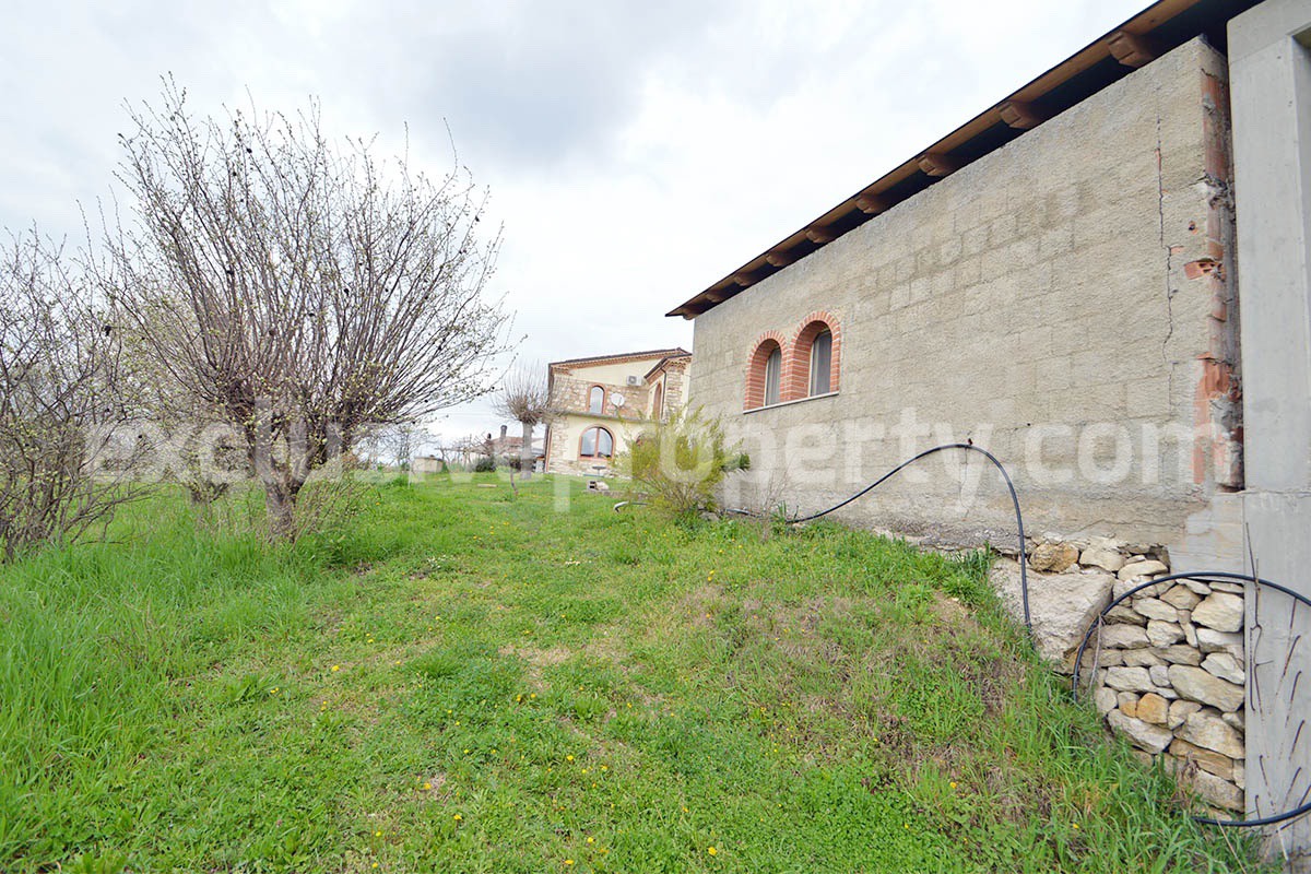 Stone Country House for Sale in Busso - Molise - Italy - Renovated Property with Guesthouse - Land and Terrace