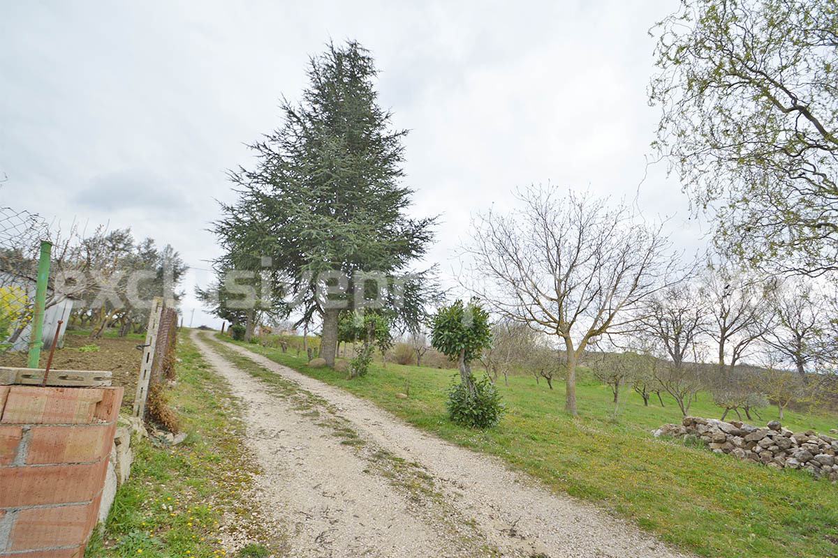 Stone Country House for Sale in Busso - Molise - Italy - Renovated Property with Guesthouse - Land and Terrace