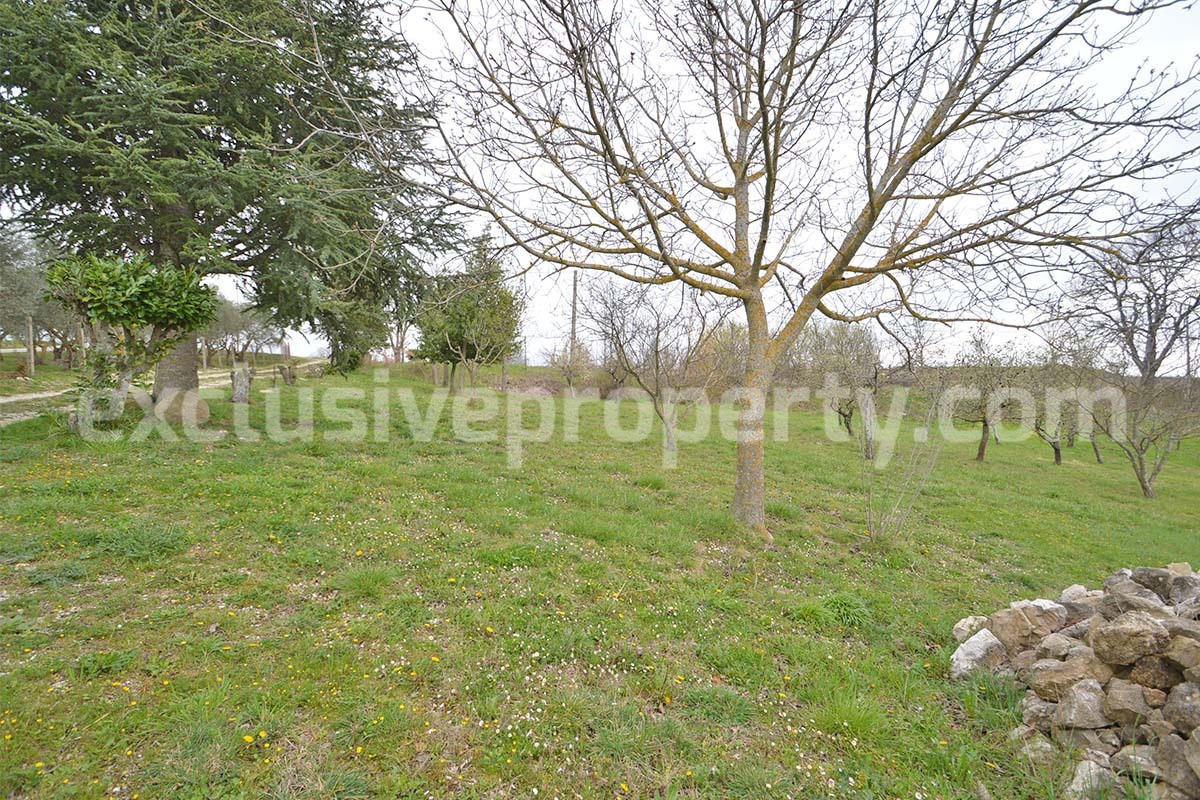 Stone Country House for Sale in Busso - Molise - Italy - Renovated Property with Guesthouse - Land and Terrace