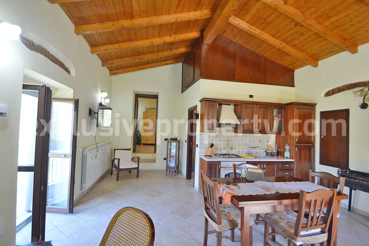 Restored Stone Property for Sale in Molise Italy with 2 Independent Apartments - 5 Hectares of Land and Pool