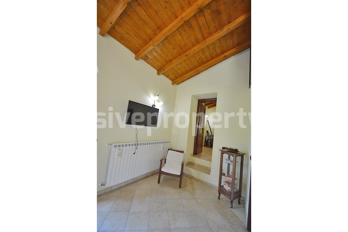 Restored Stone Property for Sale in Molise Italy with 2 Independent Apartments - 5 Hectares of Land and Pool
