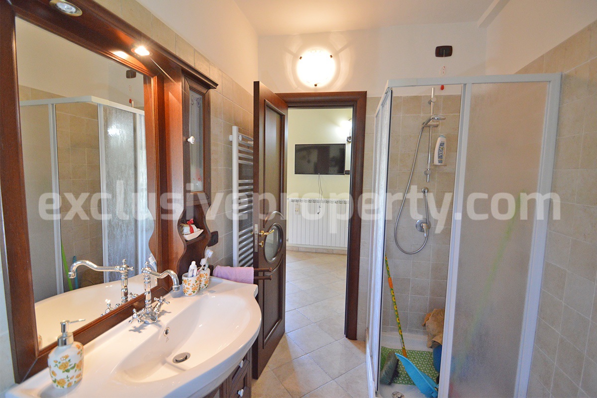 Restored Stone Property for Sale in Molise Italy with 2 Independent Apartments - 5 Hectares of Land and Pool