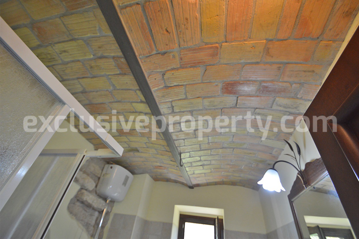 Restored Stone Property for Sale in Molise Italy with 2 Independent Apartments - 5 Hectares of Land and Pool
