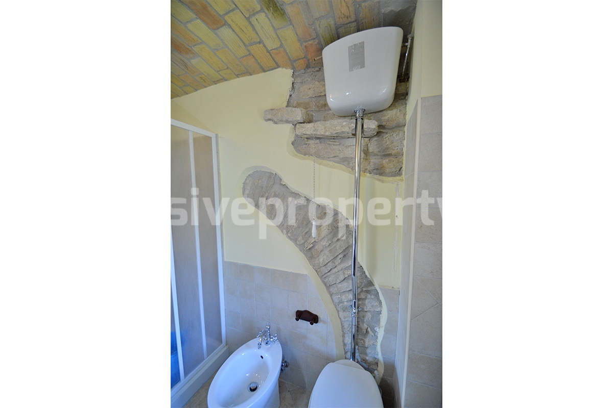 Restored Stone Property for Sale in Molise Italy with 2 Independent Apartments - 5 Hectares of Land and Pool