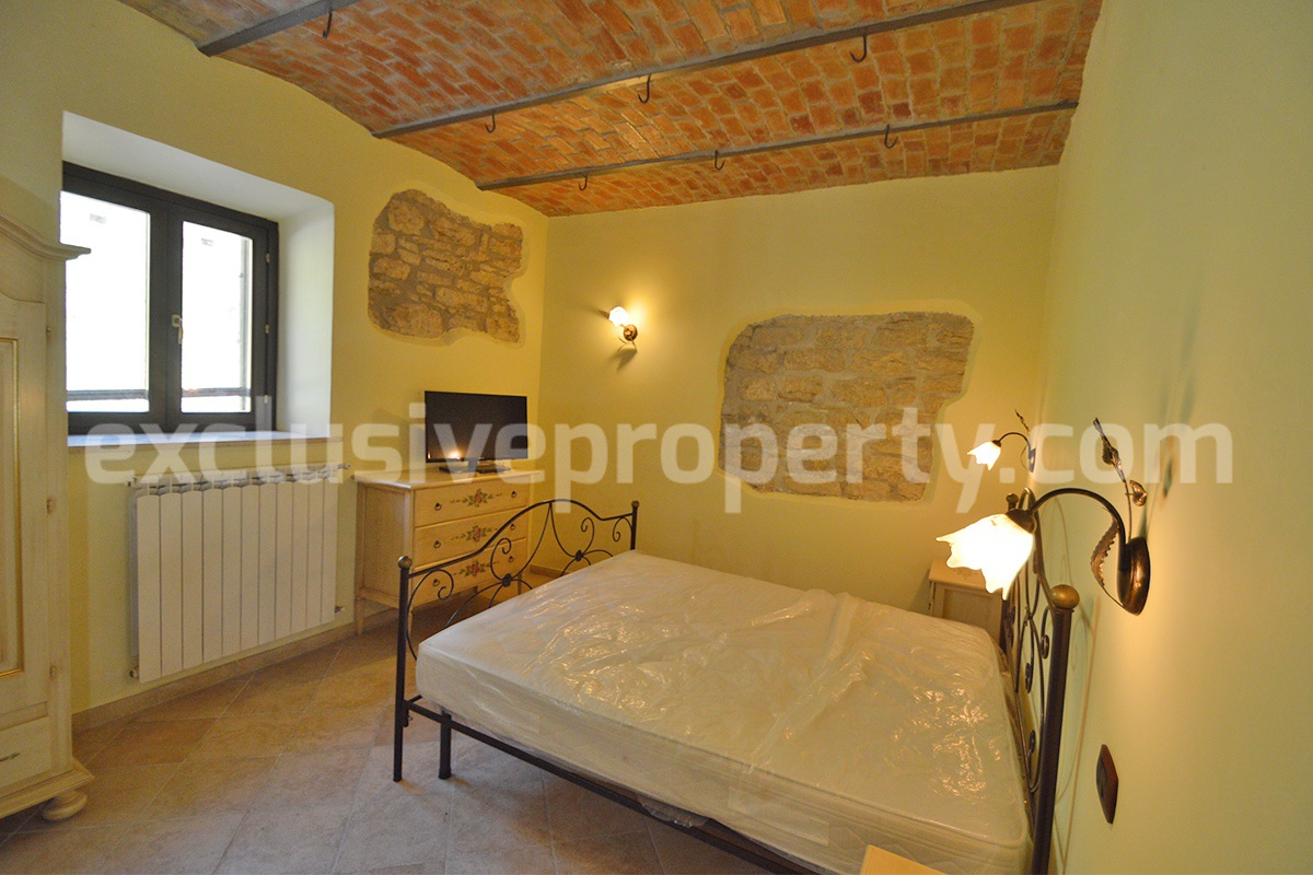 Restored Stone Property for Sale in Molise Italy with 2 Independent Apartments - 5 Hectares of Land and Pool