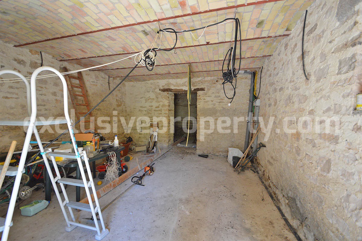 Restored Stone Property for Sale in Molise Italy with 2 Independent Apartments - 5 Hectares of Land and Pool