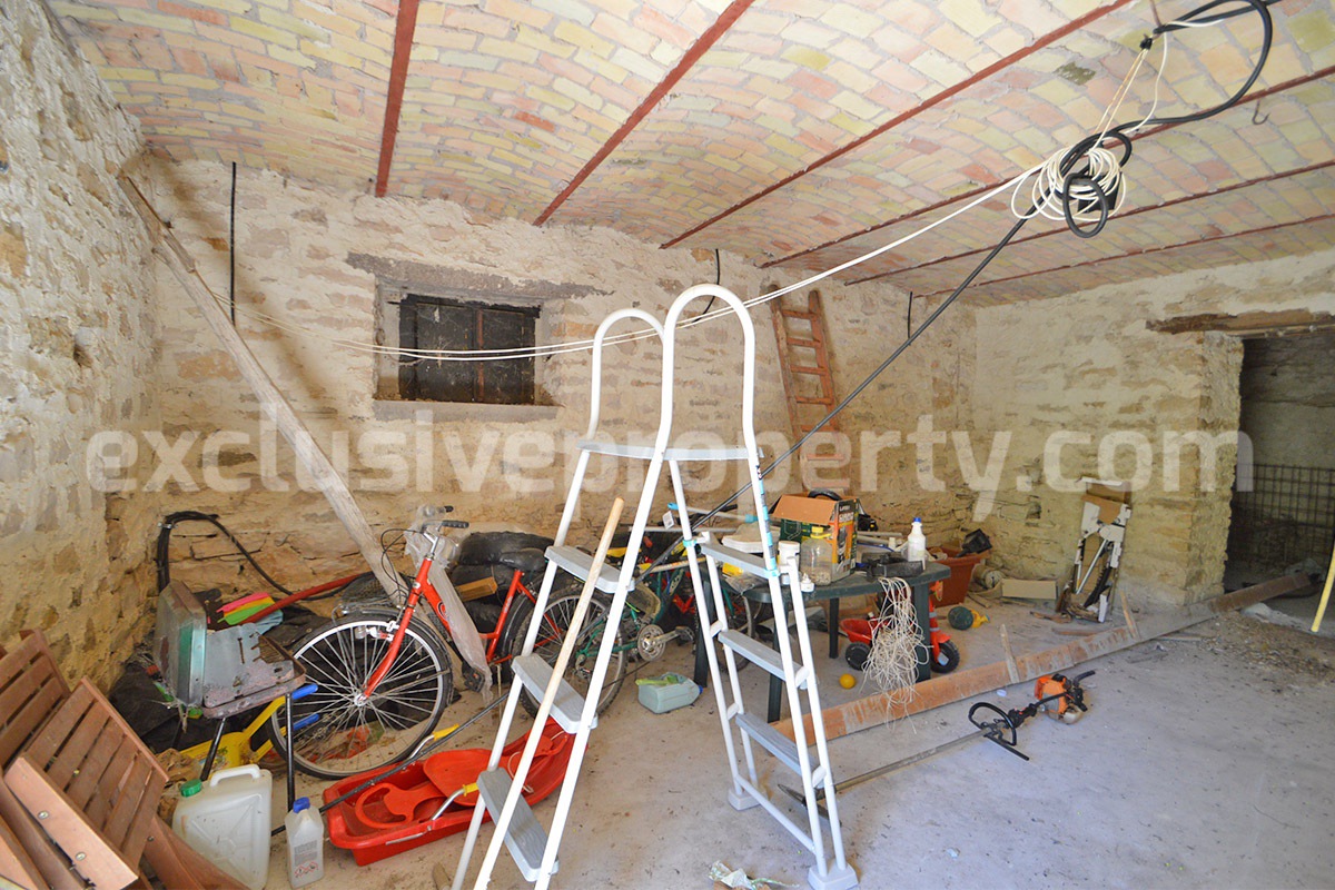 Restored Stone Property for Sale in Molise Italy with 2 Independent Apartments - 5 Hectares of Land and Pool