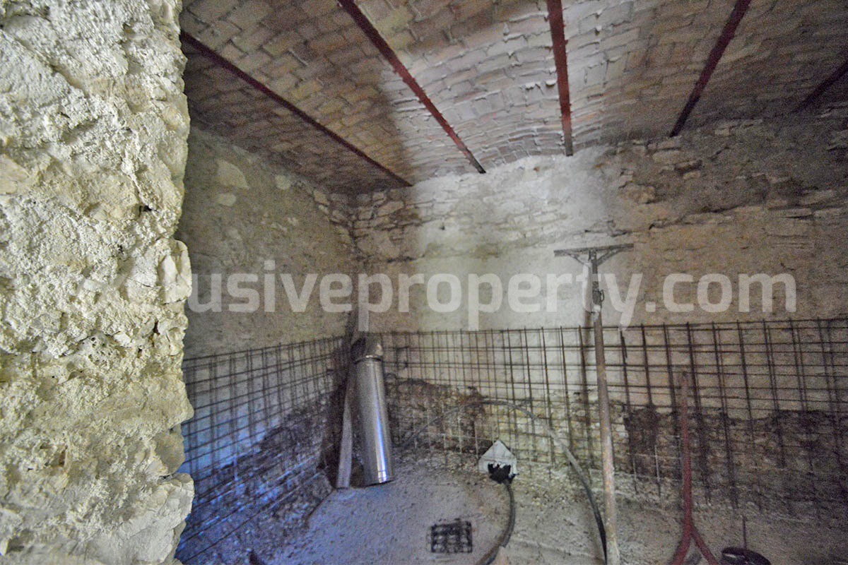 Restored Stone Property for Sale in Molise Italy with 2 Independent Apartments - 5 Hectares of Land and Pool