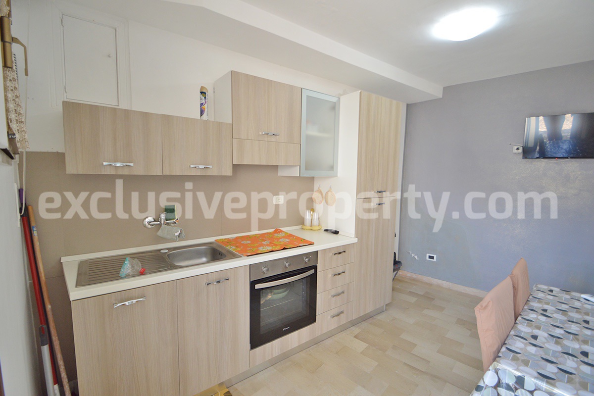 Fully Renovated One-Level Stone House for Sale in Roccavivara in Molise - Italy