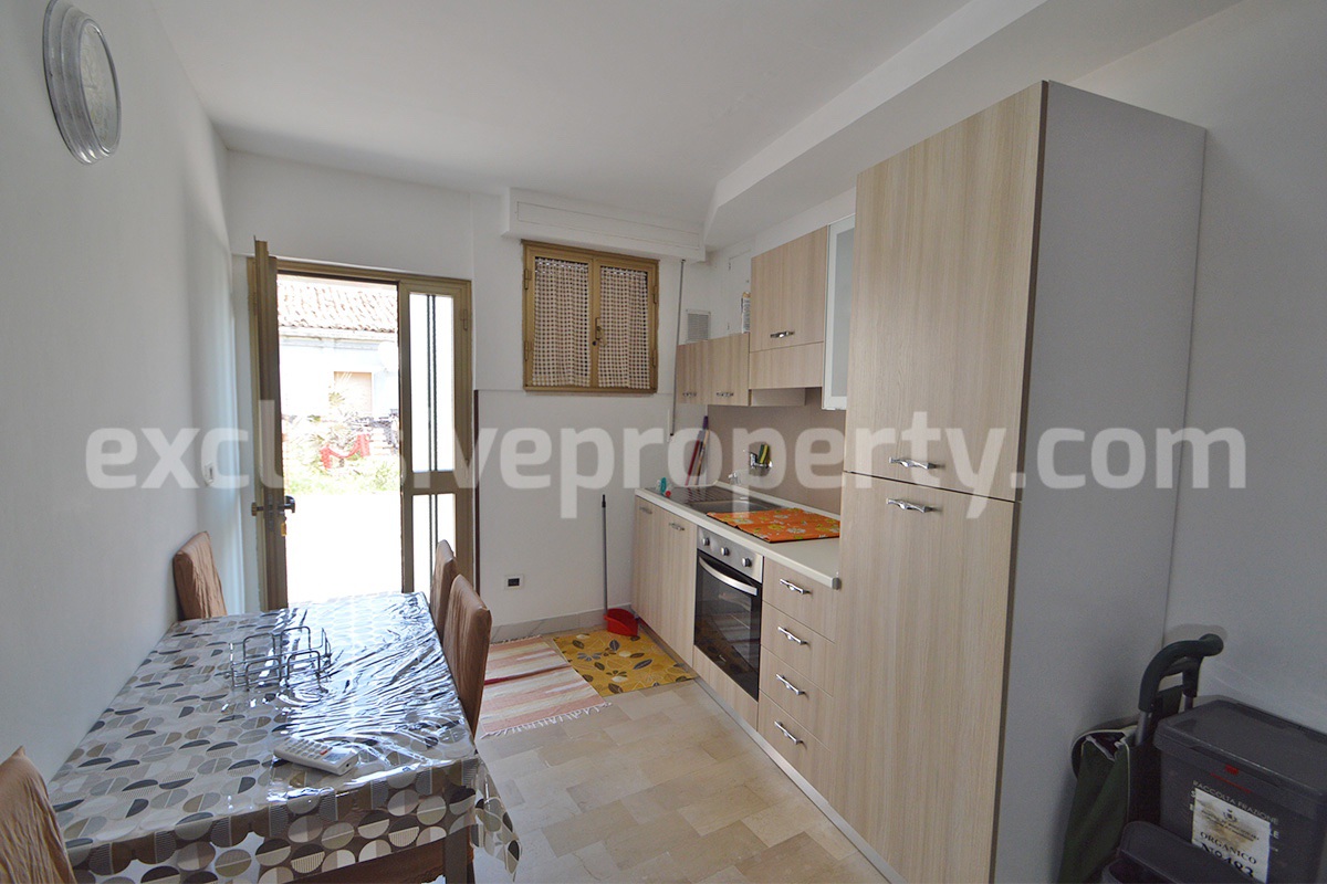 Fully Renovated One-Level Stone House for Sale in Roccavivara in Molise - Italy