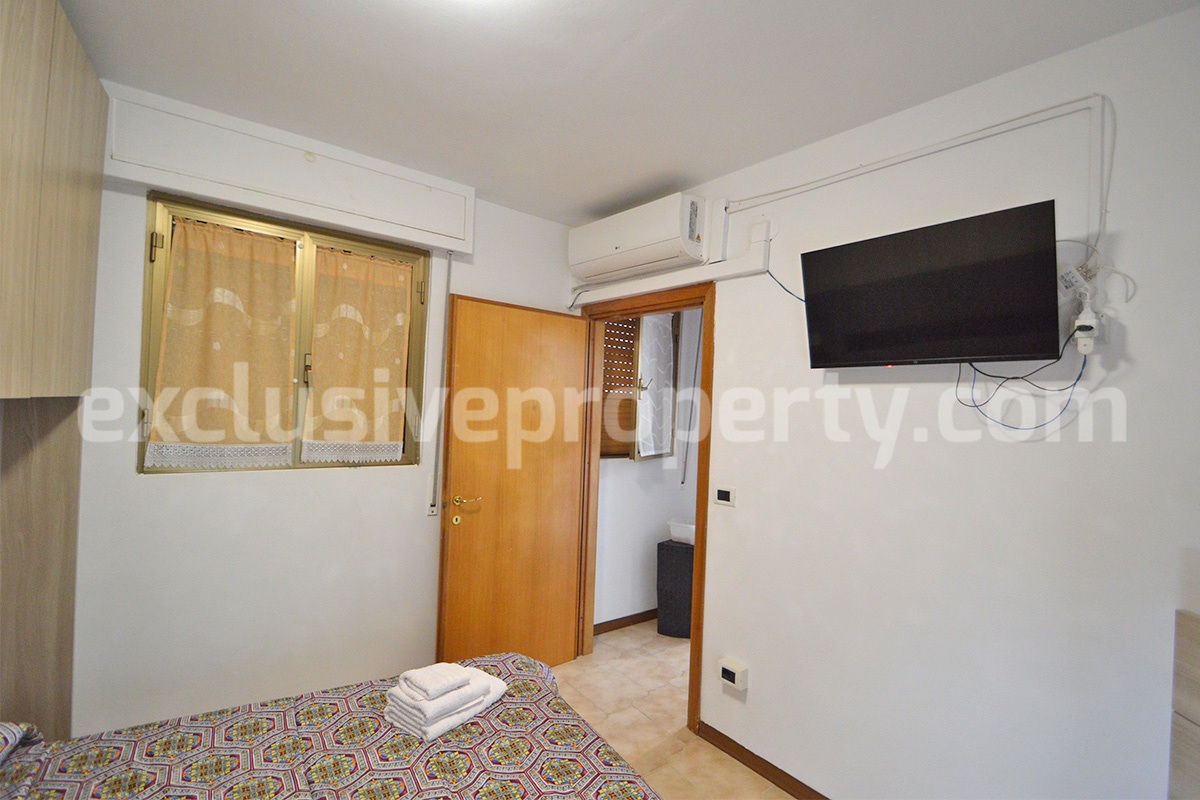 Fully Renovated One-Level Stone House for Sale in Roccavivara in Molise - Italy