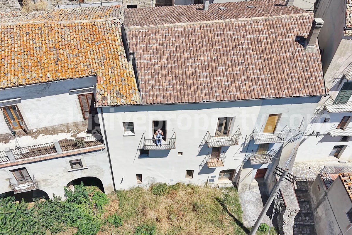 Restored Historic Property with 3 Independent Apartments and Garden for Sale in Civitacampomarano - Molise