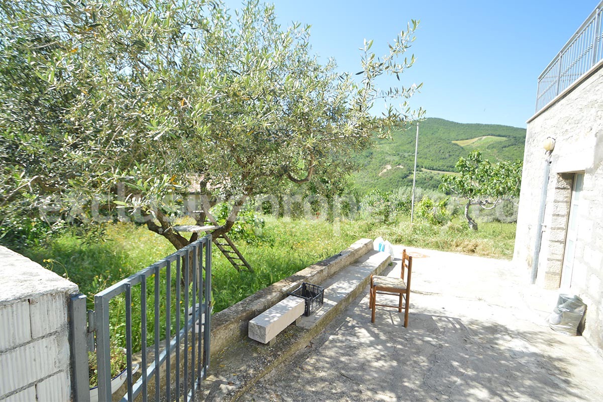 Countryside House with Olive Trees and Terrace for Sale in Guardialfiera - Molise