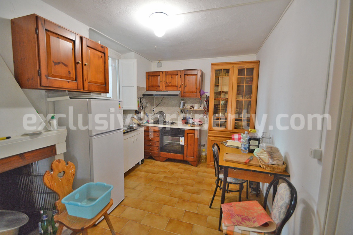Stone Country Villa with Pool Fenced - Land and Majella Mountain Views for Sale in Abruzzo - Italy