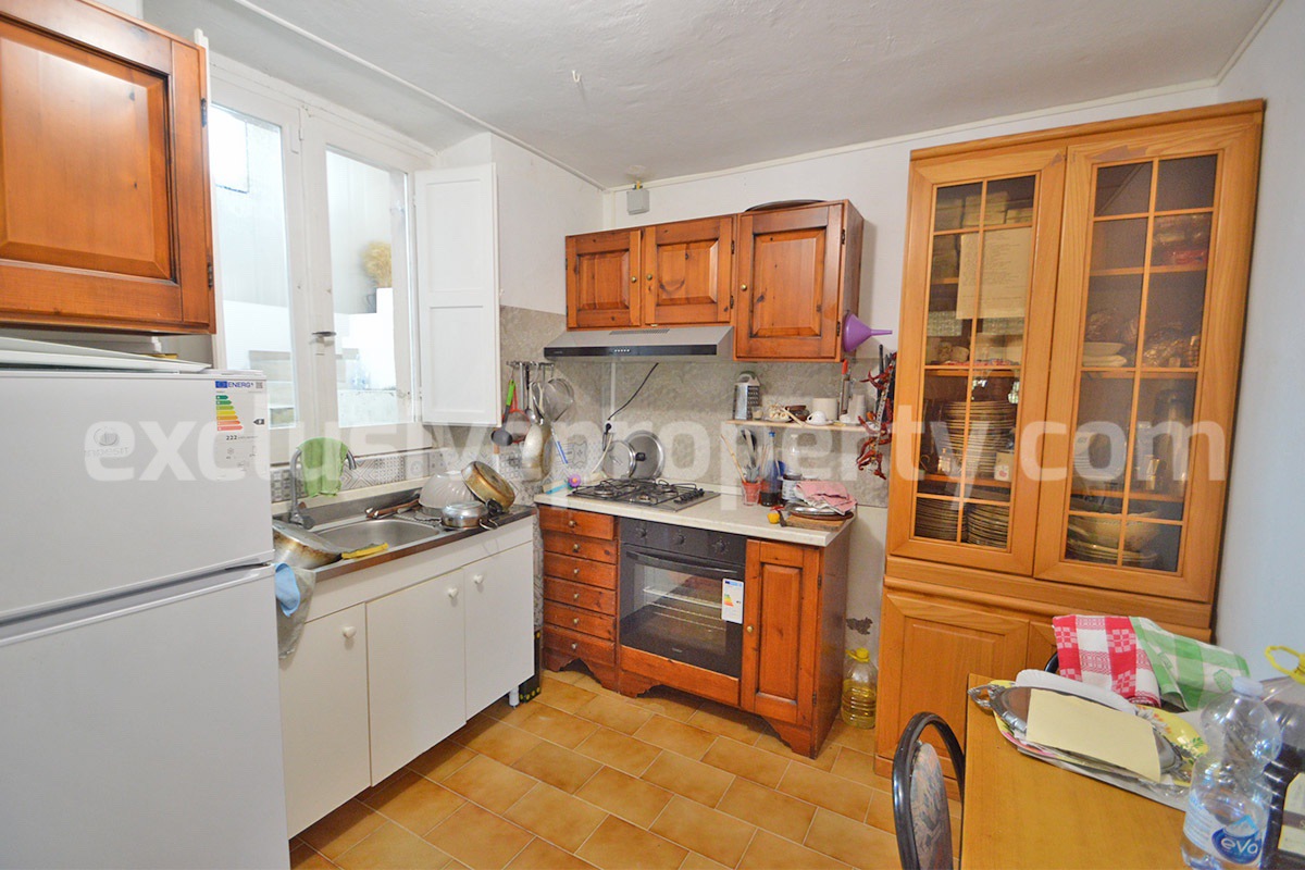 Stone Country Villa with Pool Fenced - Land and Majella Mountain Views for Sale in Abruzzo - Italy