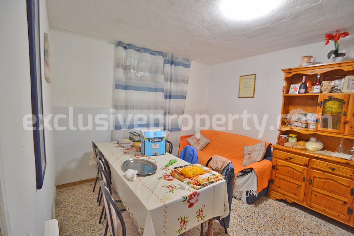 Stone Country Villa with Pool Fenced - Land and Majella Mountain Views for Sale in Abruzzo - Italy