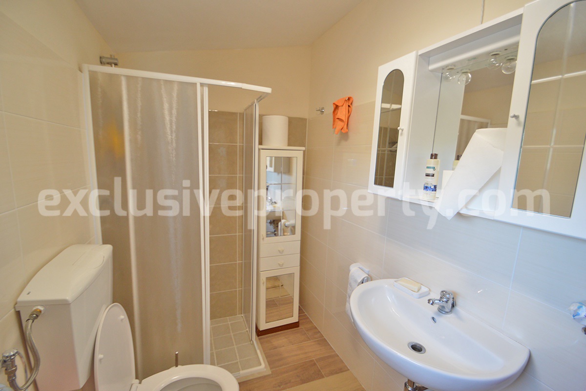 Stone Country Villa with Pool Fenced - Land and Majella Mountain Views for Sale in Abruzzo - Italy