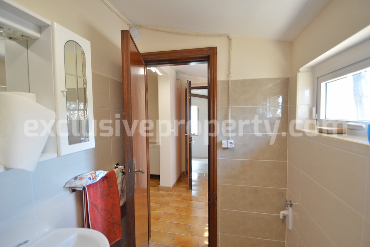 Stone Country Villa with Pool Fenced - Land and Majella Mountain Views for Sale in Abruzzo - Italy