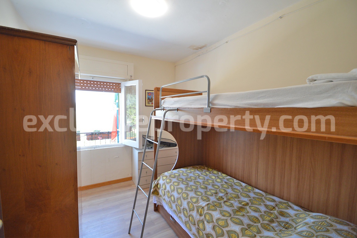 Stone Country Villa with Pool Fenced - Land and Majella Mountain Views for Sale in Abruzzo - Italy