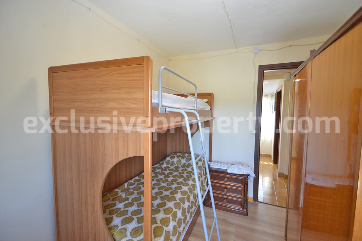 Stone Country Villa with Pool Fenced - Land and Majella Mountain Views for Sale in Abruzzo - Italy