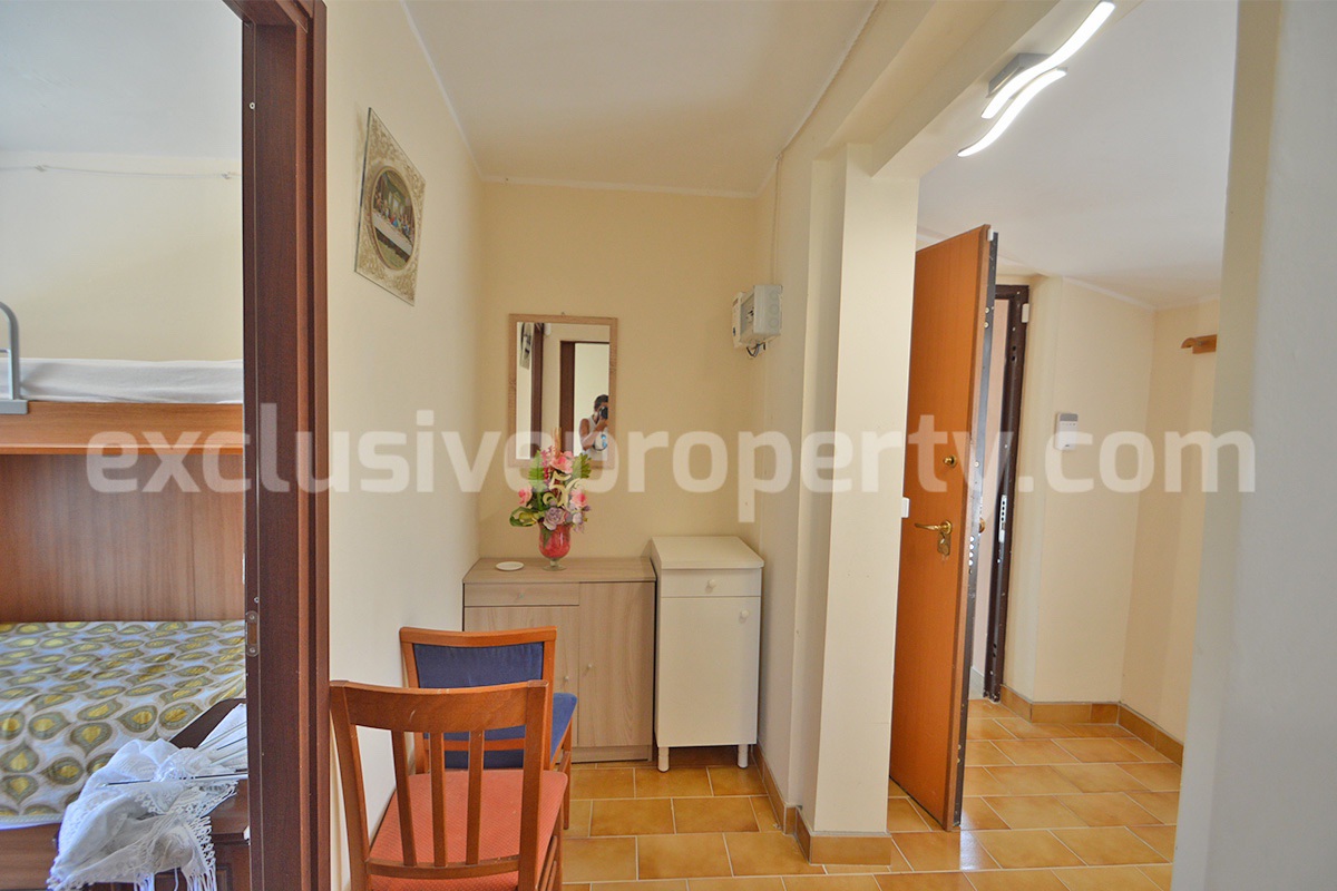 Stone Country Villa with Pool Fenced - Land and Majella Mountain Views for Sale in Abruzzo - Italy