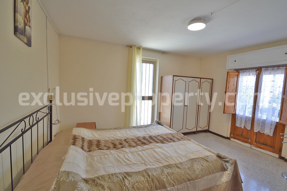 Stone Country Villa with Pool Fenced - Land and Majella Mountain Views for Sale in Abruzzo - Italy