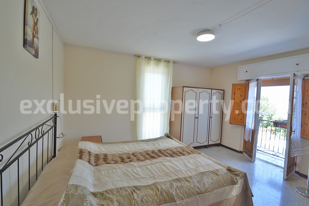 Stone Country Villa with Pool Fenced - Land and Majella Mountain Views for Sale in Abruzzo - Italy