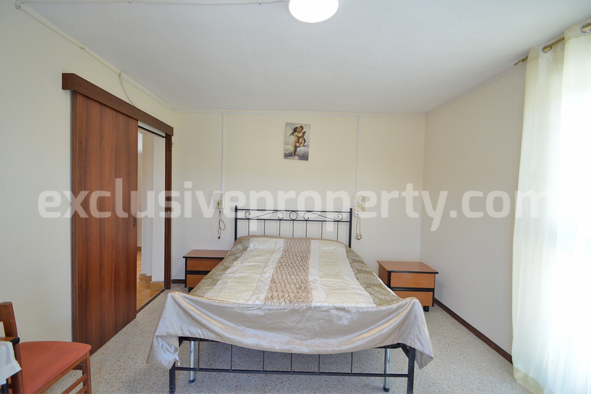 Stone Country Villa with Pool Fenced - Land and Majella Mountain Views for Sale in Abruzzo - Italy