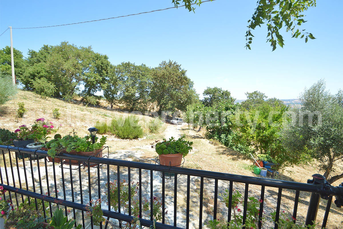 Stone Built Country House for Sale in Guardialfiera - Molise with 47000 Sq m Olive Trees and Panoramic Views