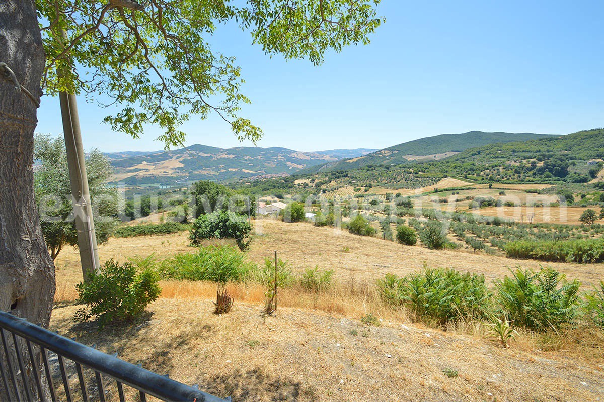 Stone Built Country House for Sale in Guardialfiera - Molise with 47000 Sq m Olive Trees and Panoramic Views