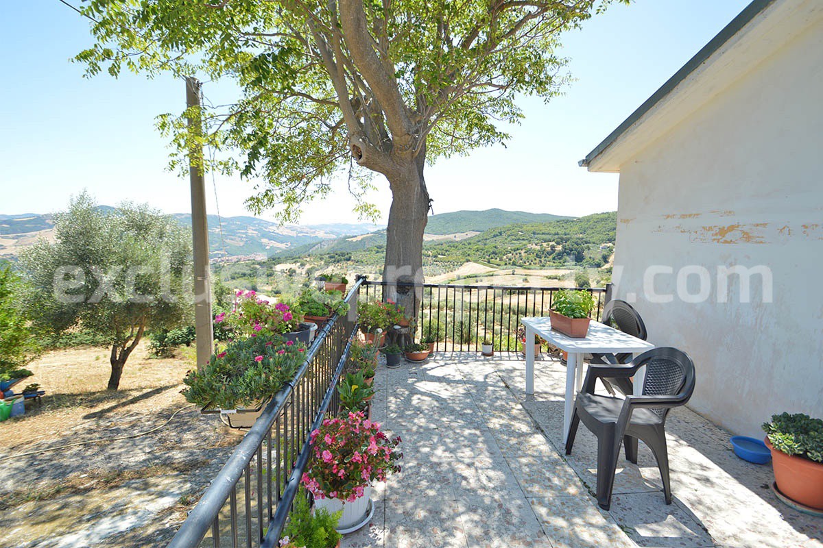 Stone Built Country House for Sale in Guardialfiera - Molise with 47000 Sq m Olive Trees and Panoramic Views