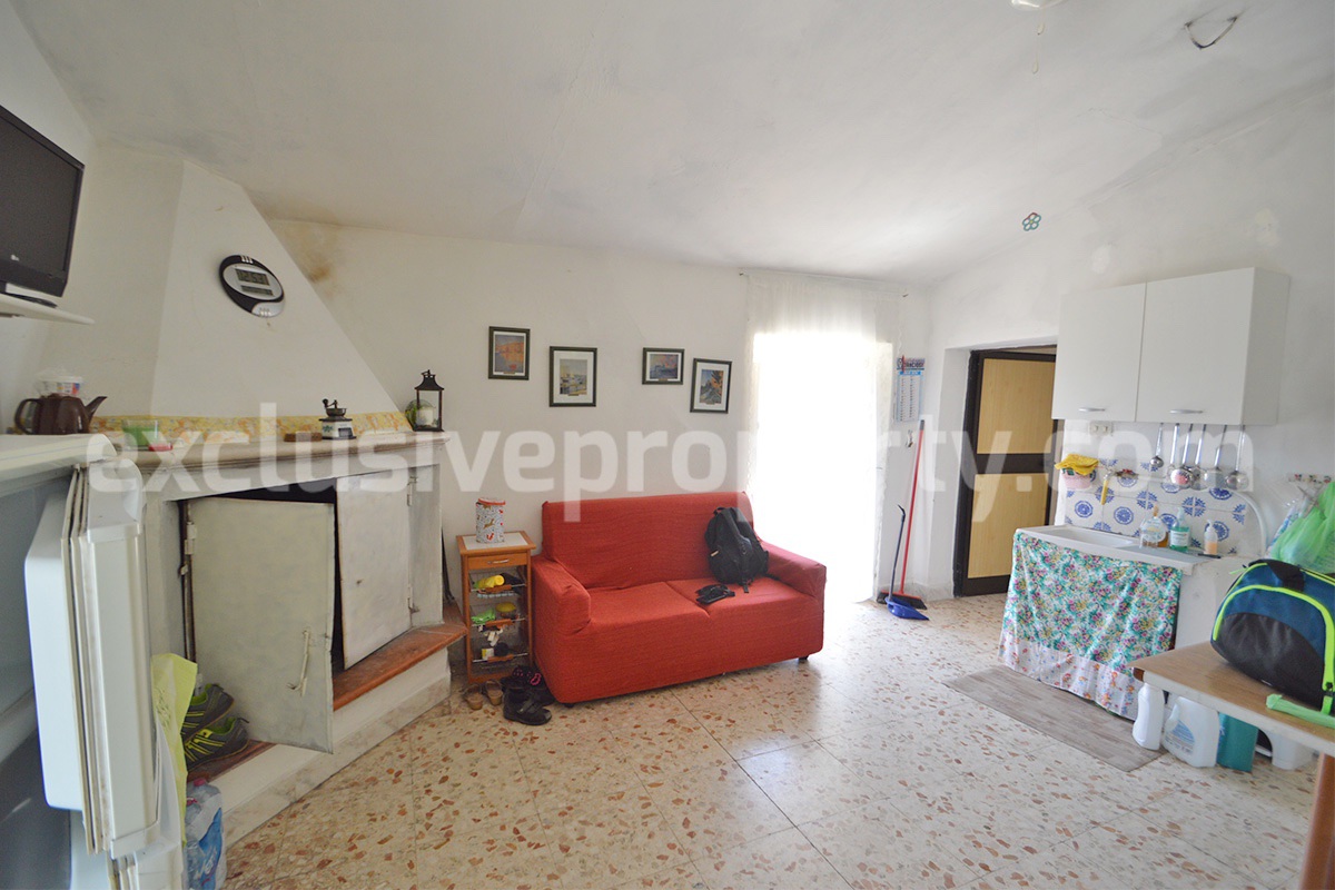 Stone Built Country House for Sale in Guardialfiera - Molise with 47000 Sq m Olive Trees and Panoramic Views