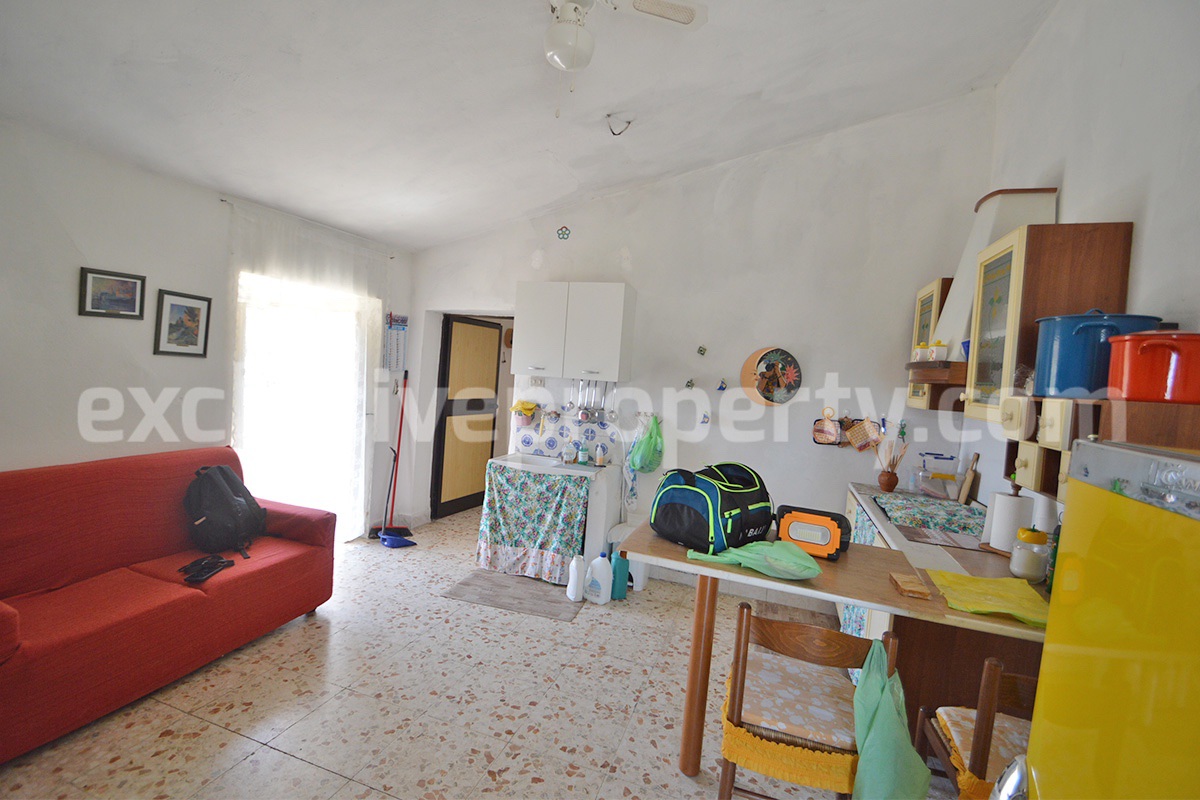 Stone Built Country House for Sale in Guardialfiera - Molise with 47000 Sq m Olive Trees and Panoramic Views