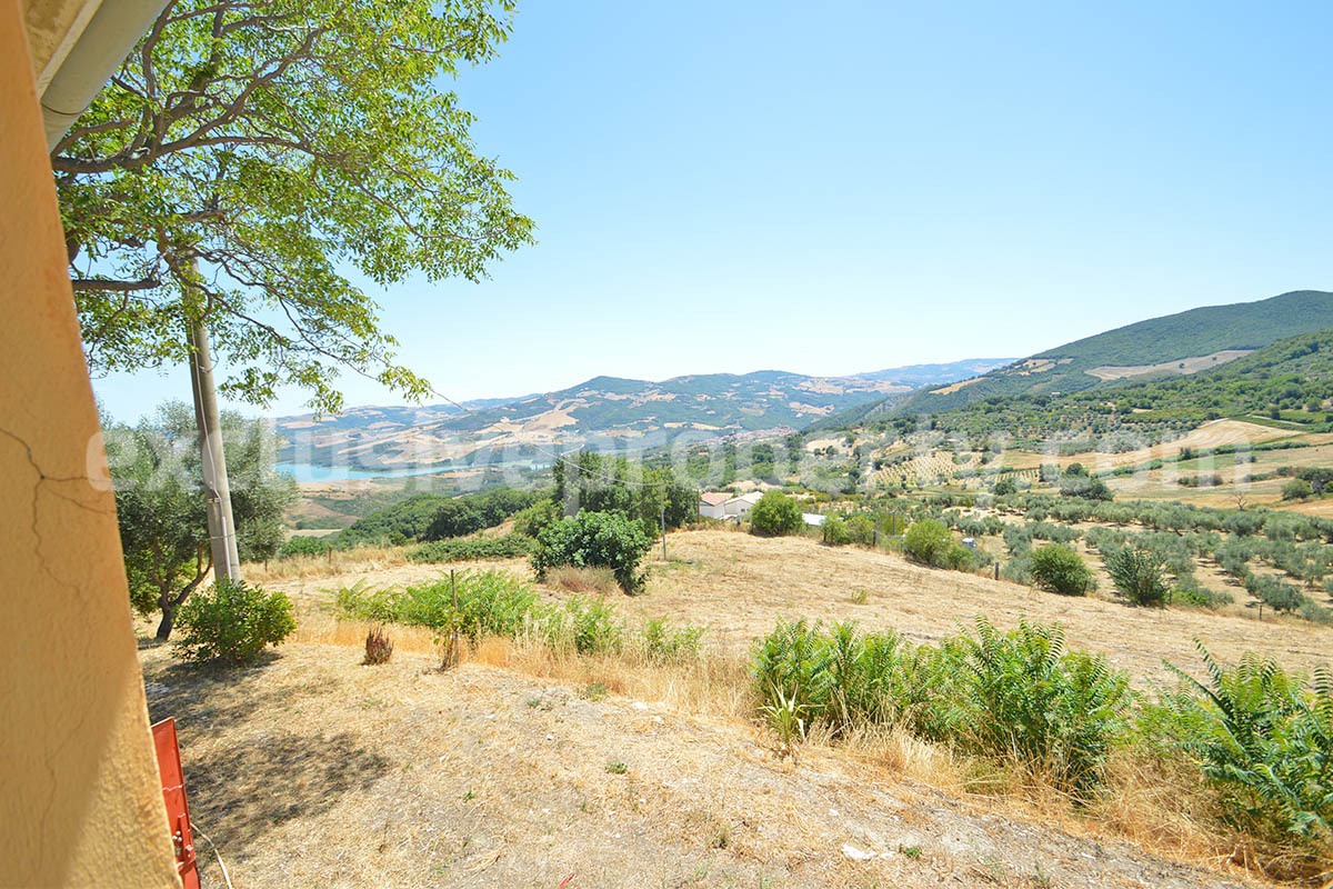 Stone Built Country House for Sale in Guardialfiera - Molise with 47000 Sq m Olive Trees and Panoramic Views