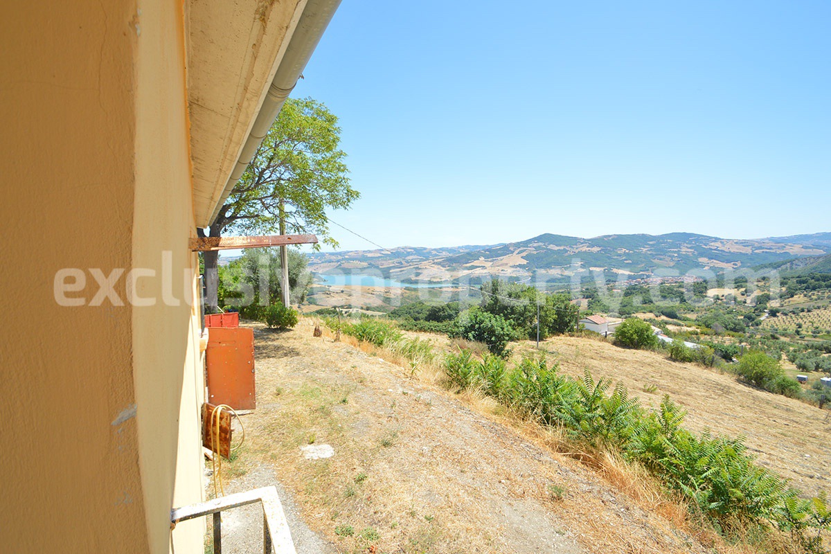 Stone Built Country House for Sale in Guardialfiera - Molise with 47000 Sq m Olive Trees and Panoramic Views