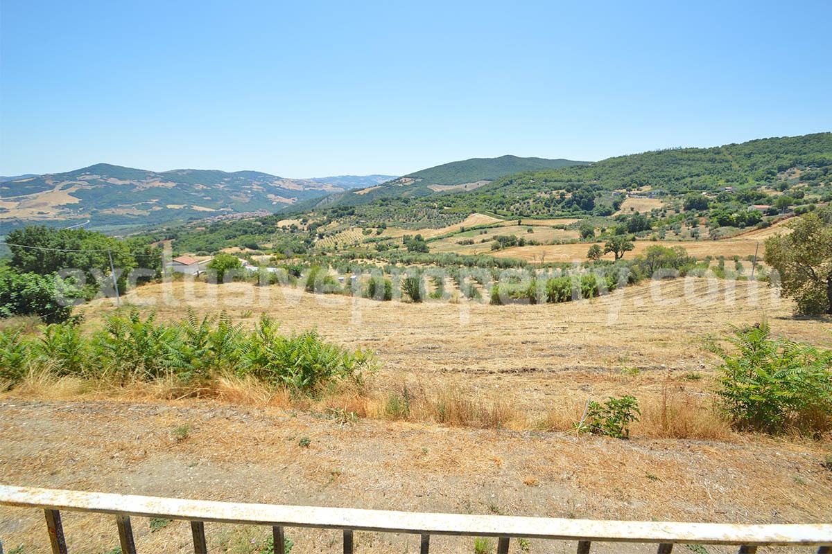 Stone Built Country House for Sale in Guardialfiera - Molise with 47000 Sq m Olive Trees and Panoramic Views