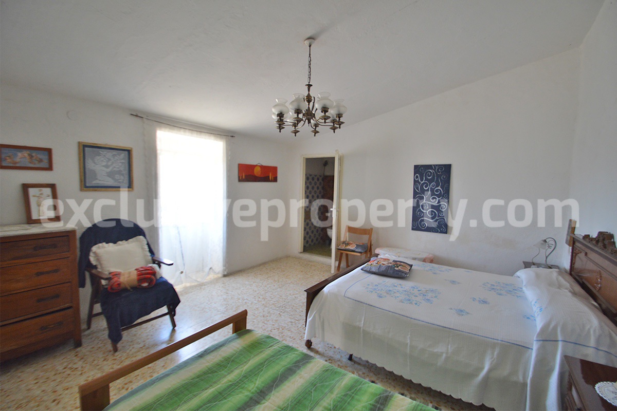 Stone Built Country House for Sale in Guardialfiera - Molise with 47000 Sq m Olive Trees and Panoramic Views