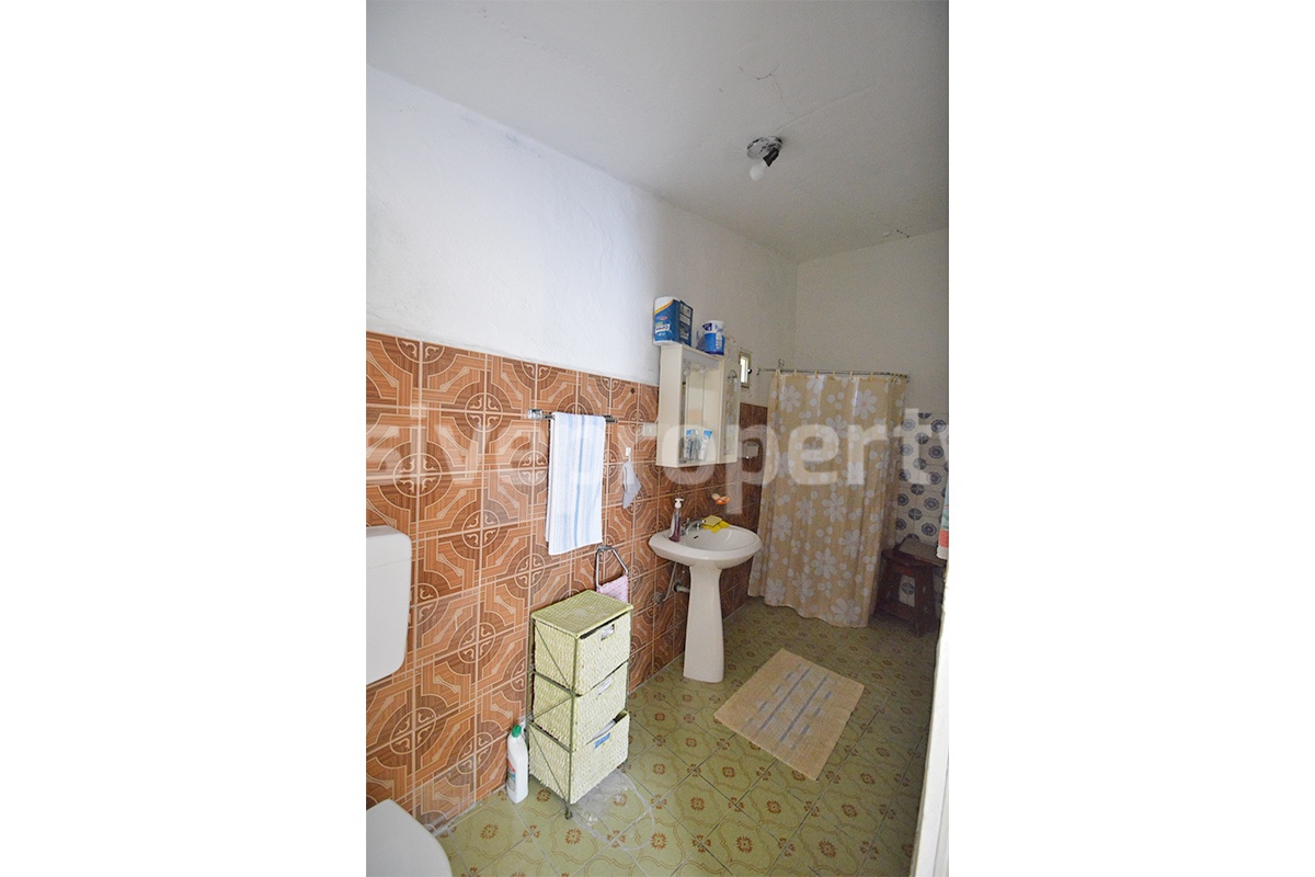 Stone Built Country House for Sale in Guardialfiera - Molise with 47000 Sq m Olive Trees and Panoramic Views