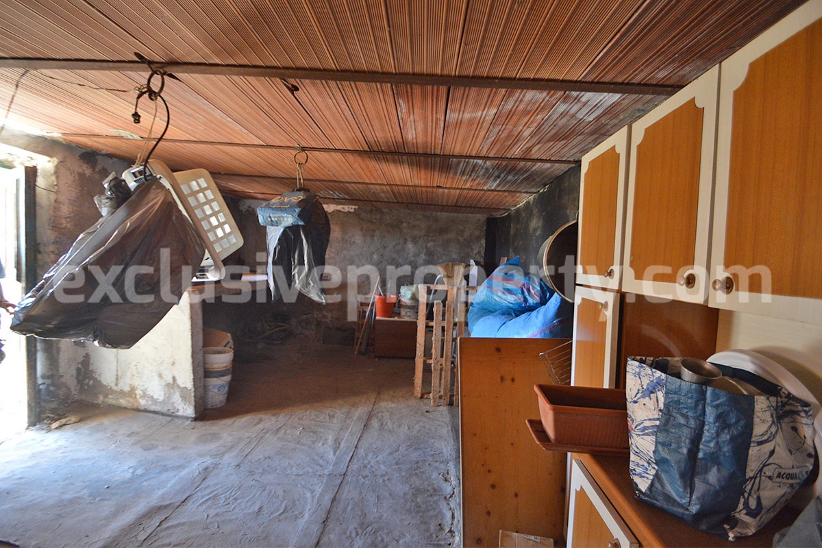 Stone Built Country House for Sale in Guardialfiera - Molise with 47000 Sq m Olive Trees and Panoramic Views