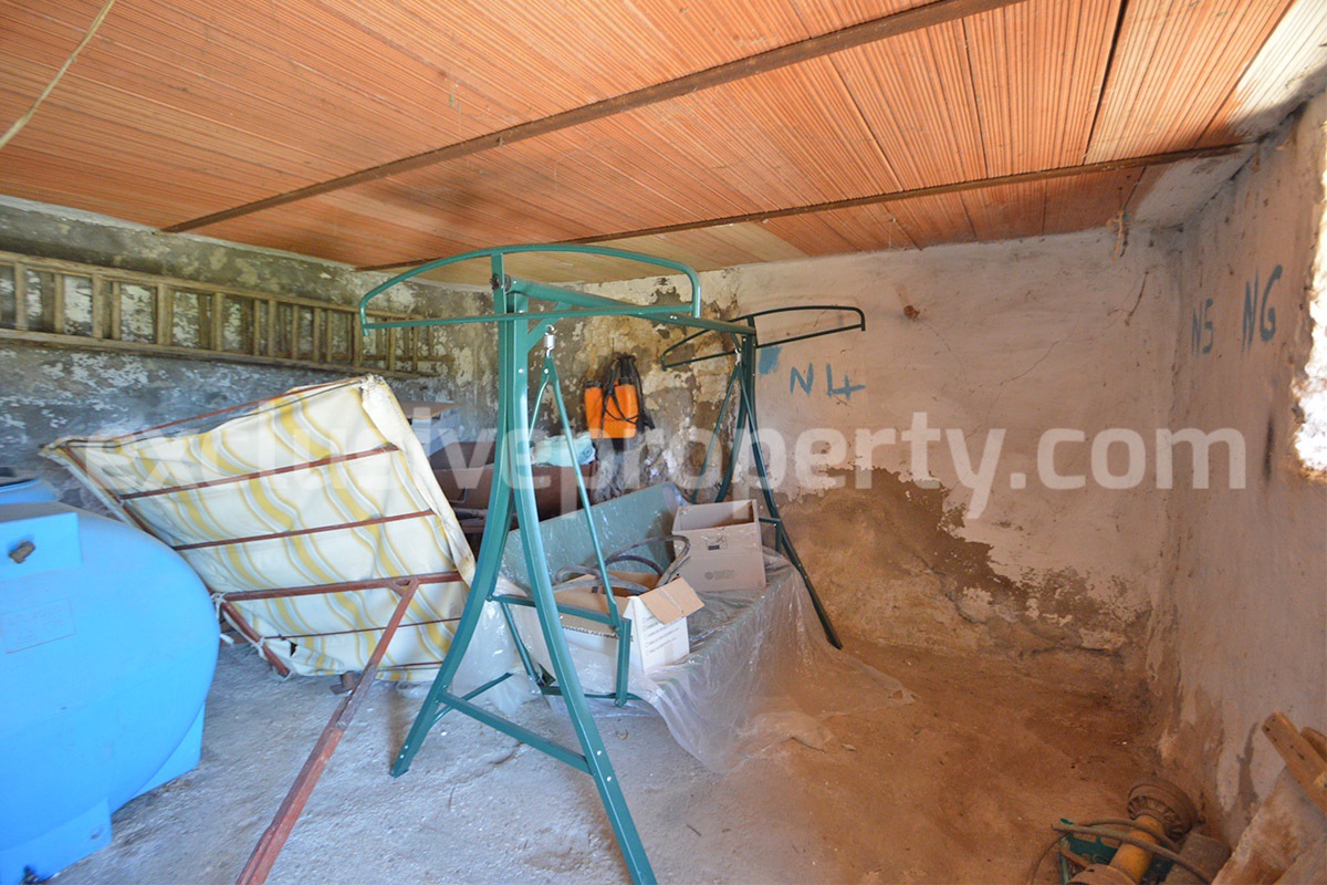 Stone Built Country House for Sale in Guardialfiera - Molise with 47000 Sq m Olive Trees and Panoramic Views