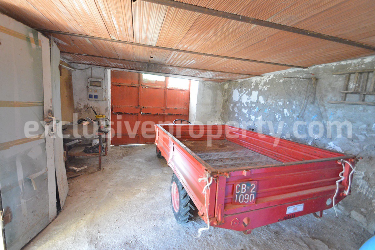 Stone Built Country House for Sale in Guardialfiera - Molise with 47000 Sq m Olive Trees and Panoramic Views