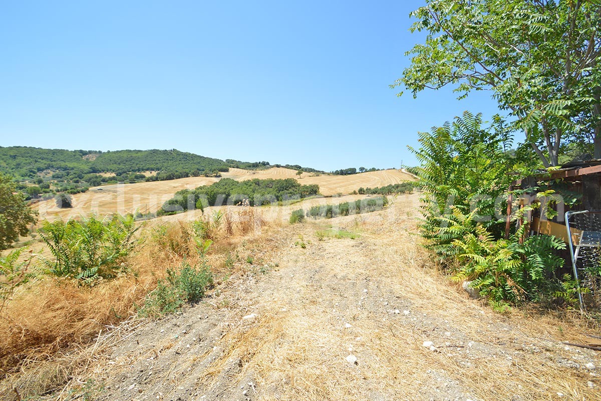 Stone Built Country House for Sale in Guardialfiera - Molise with 47000 Sq m Olive Trees and Panoramic Views